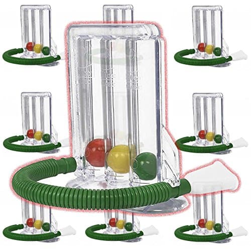 10x Deep Breathing Exerciser Bulk Wholesale Pack Lungs Easy Flow Volumetric Breath Builder Respirometer Flow Respiration Measurement System For Asthma Breathlessness Better Respiratory Muscle Strength