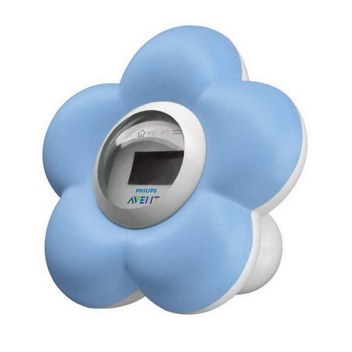 AVENT FLOWER BATH AND ROOM THERMOMETER (BLUE)