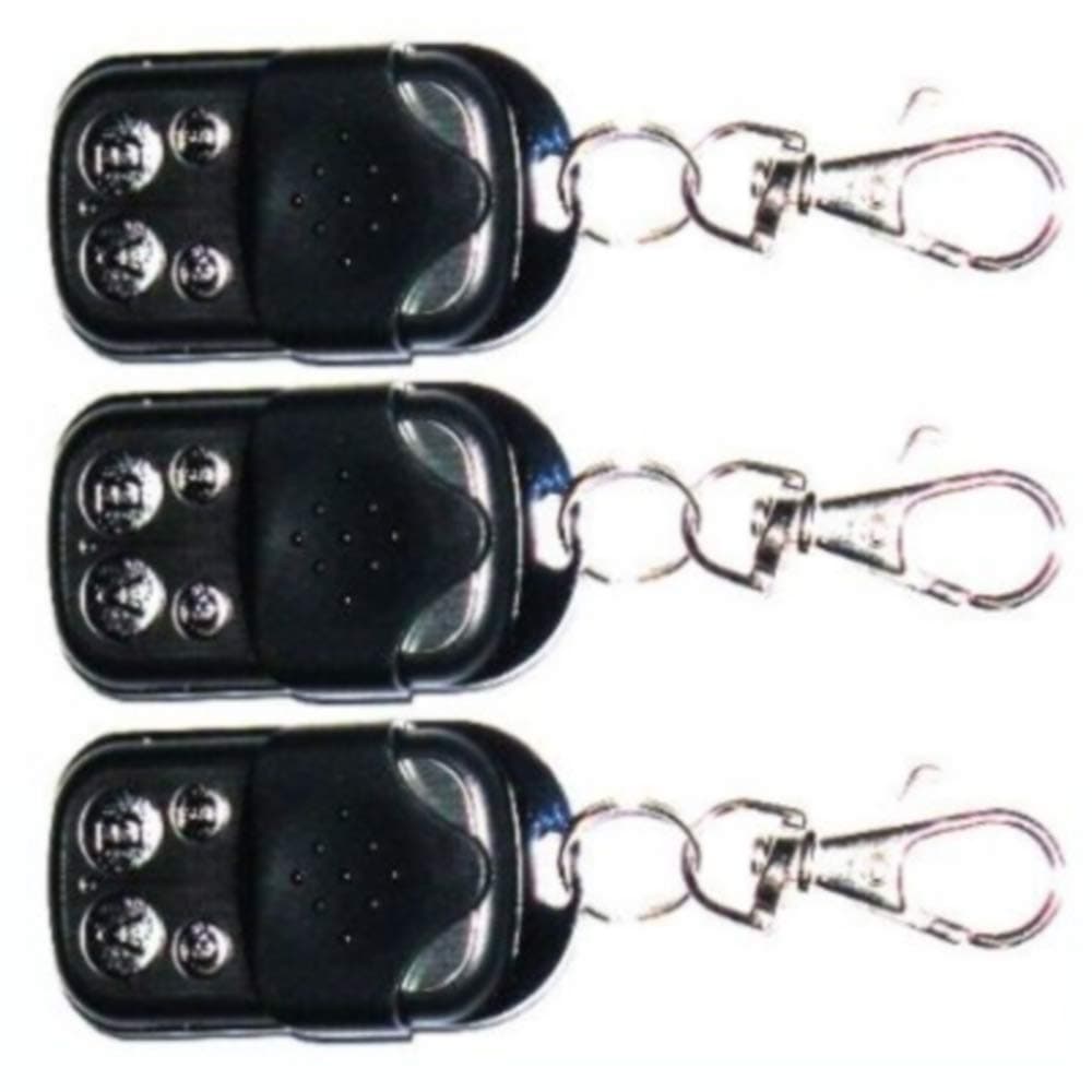 universal Replacement Remote Control Transmitter 433 MHz. 4 Channel for Garage, (Pack of 3)- universal Cloning Remote Gate / Garage Door 433 MHz / Garaje Mando A distancia universal 433,92 MHz./Mando de Puerta autocopiante / Telecommande universal de Portail 433 MHz / 4 Canaux Telecomando by Cancello automatico universal 433 MHz (3 Pieces)