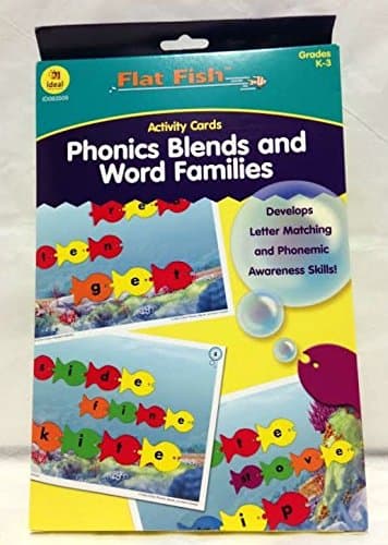Phonics Blends and Word Families - Fish Flash Cards 48 pcs sku# 1902607MA