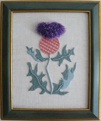 Coleshill Collection Scottish Thistle Starter Crewel Embroidery Kit