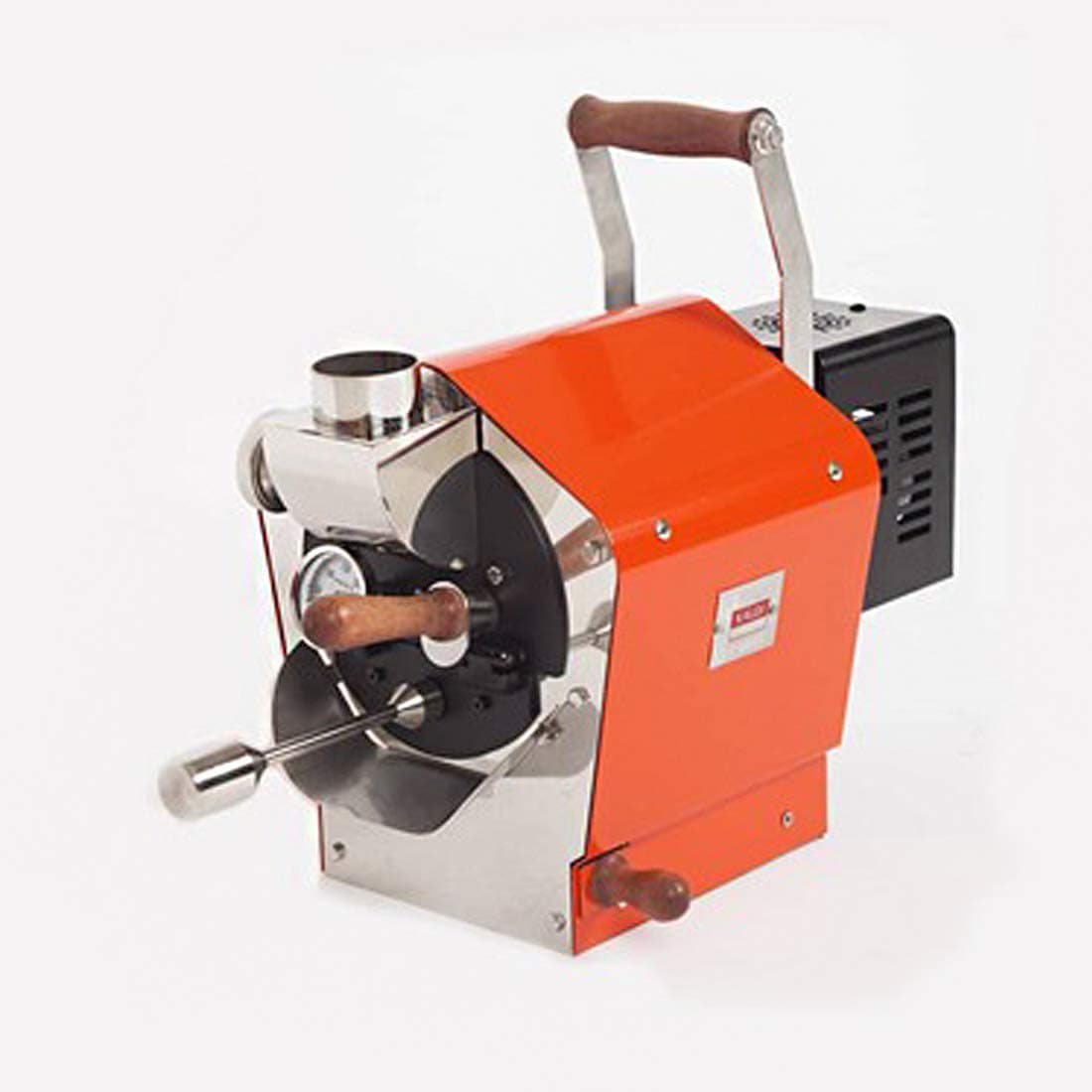 Kaldi New Wide Coffee Bean Roaster Full Set Upgraded Version Home Cafe with hopper adapter, Dual thermometer, sampler, chaff tray (with Date Logger)