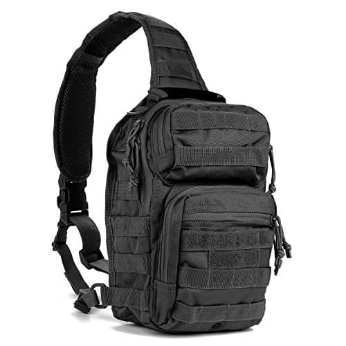 Maxmer Single Sling Pack Chest Bag Tactical Assault Small One Strap Sling MOLLE Backpack Shoulder Bag for Cycling Hiking Shooting for Men