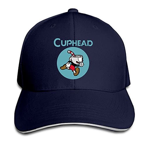 Cuphead Video Game Sandwich Baseball Caps Navy
