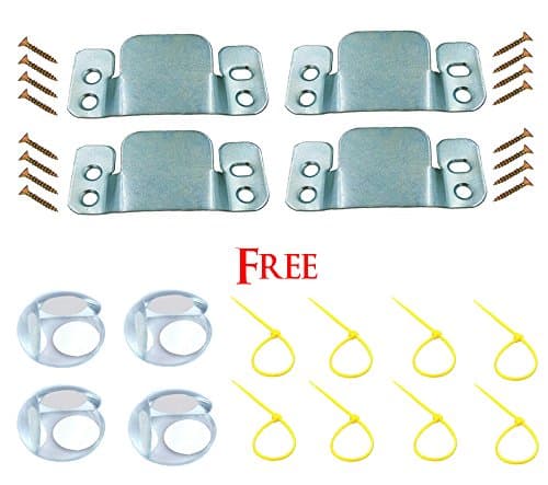 NELPLA Universal Sectional Sofa Interlocking Sofa Connector Bracket with Screws, 4 Pieces