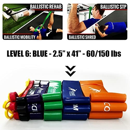 Kbands Training | Ballistic Bands - Strength Bands - Assisted Pull Up Bands - Workout Powerlifting Exercise Bands, Sports & Fitness, Strong Loop Bands for Fitness/Strength Training - 7 Resistance Levels