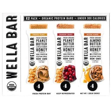 Wella Bar Fresh Protein Bars Variety Pack (12 pk.) (pack of 2)