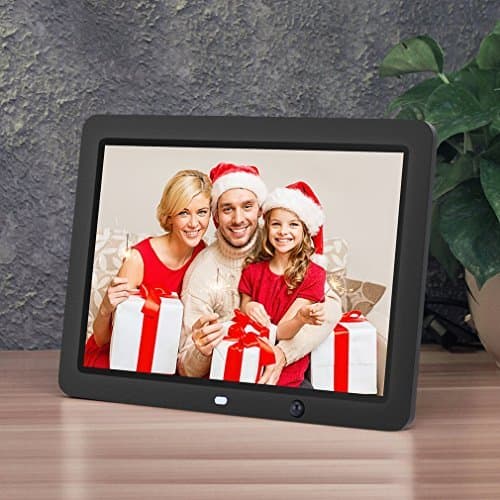 iUcar 12 Inch HD Digital Photo frame with Motion Sensor 8GB Memory with Wireless Remote Control