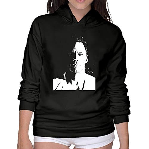 Chris Pratt Actor Christopher Michael Womens Hooded Sweatshirt
