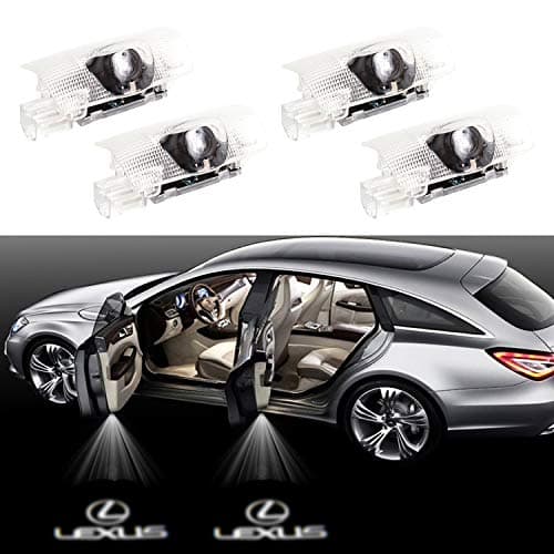 Eogifee LED Car Door Light Courtesy Projector Laser Welcome Lights Ghost Shadow Light Lamps Accessories for The Replacement of Lexus RX/ES/GX/LS/LX/IS Series(4 PACK)