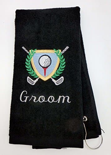 Mana Trading Custom Personalized Embroidered Golf Towel Golf Crest
