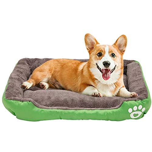 Auboa Small Medium Large Dog Cat Bed Extra Plush Sofa Style Couch with Pillow for Pet House Crate Kennel