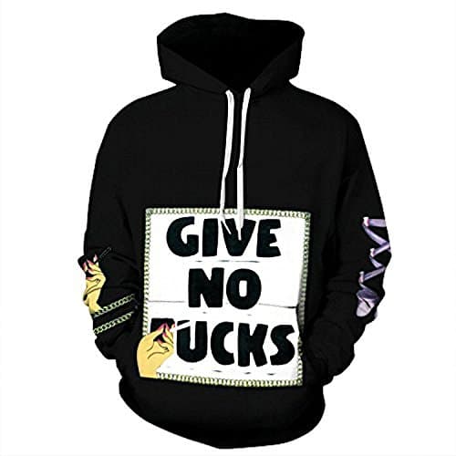 Black Memory Unisex Realistic 3d Digital Smoking Girl Print Pullover Hoodie Hooded Sweatshirt S-XL