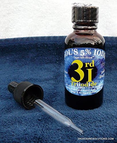 3rdi 5% Lugol's Iodine/Potassium Iodide Solution 1oz (30ml) 6.25mg Triiodide/v.drop