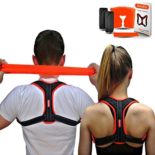 Premium Posture Corrector for Women & Men | Adjustable Brace to Support Upper Back, Shoulder & Clavicle | Extra Comfortable to Relief Back & Neck Pain