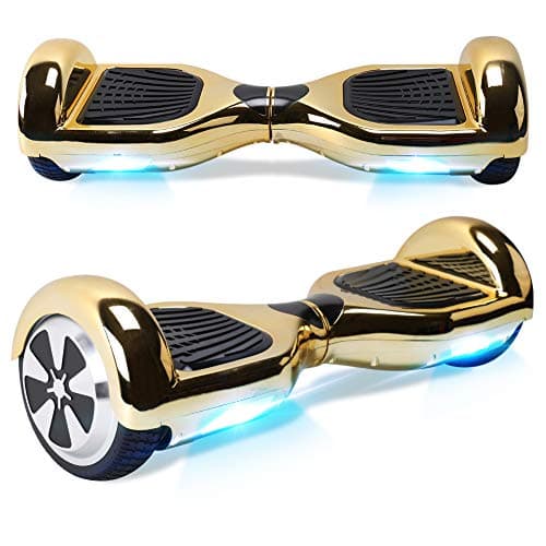 TOEU Hoverboard Bluetooth Speakers LED Lights UL2272 Safety Certified, 6.5" Self Balance Electric Scooter with Carry Bag, Segway for Kids and Adult Gifts