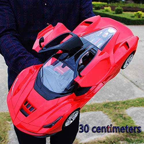 YANGLILI Remote control car - large rechargeable remote control car - can open the door steering wheel drift boy remote control car - racing model - children's toys