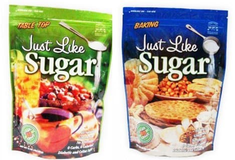 Just Like Sugar Baking & Table Top Sweeteners -- 2 Pack of 16 oz EACH