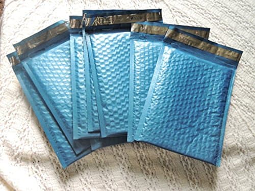 30 6x9 Metallic Blue Padded Bubble Mailers