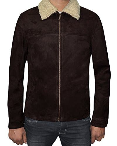 The Walking Dead Rick Grimes Brown Suede Leather Jacket (XX-Large)