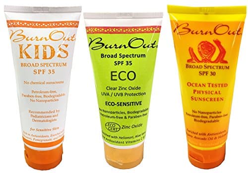 Burnout Broad Spectrum Sunscreen Set of 3
