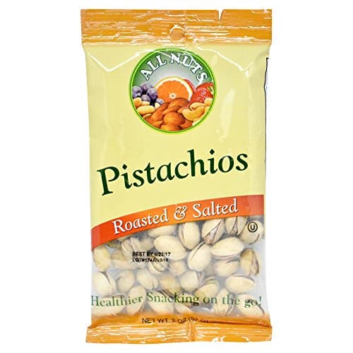 All Nuts 1 Pack Pistachio Roasted & Salted Shelled 2oz Bag