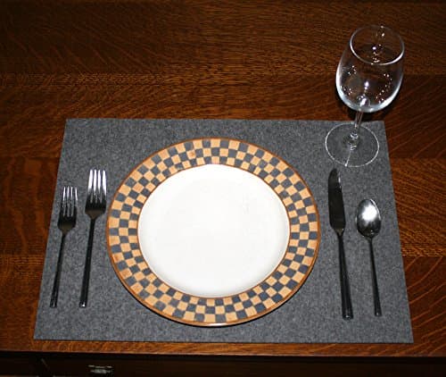 Rectangular Wool Felt Placemat- 18" x 13"