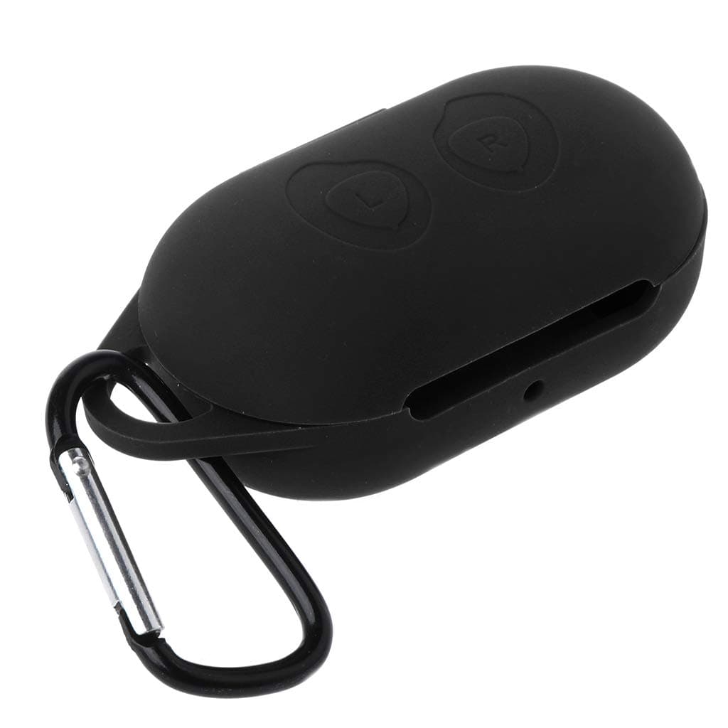 only y Protective Case for Samsung Galaxy Buds Wireless Earphones, Anti-Scratch Silicone Case Cover for Galaxy Buds Black