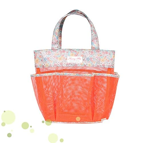 DCKR Convenient Mesh 6 Pocket Shower Bag for Bath Spa and Beach Versatile Storage Useful Tool