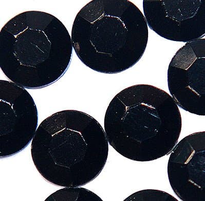 25 Gross Black Hotfix Rhinestuds 3MM (3600 Pcs)