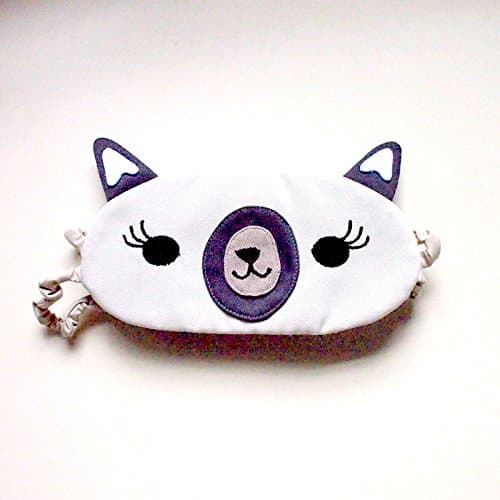 Cream Alpaca Handmade Cotton Sleep Eye Mask