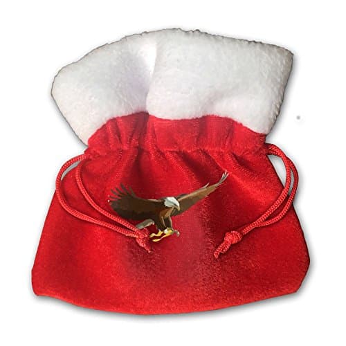 Philippine Flying Eagle Christmas Bags Candy Bags Santa Present Drawstring For Party Sack Gifts