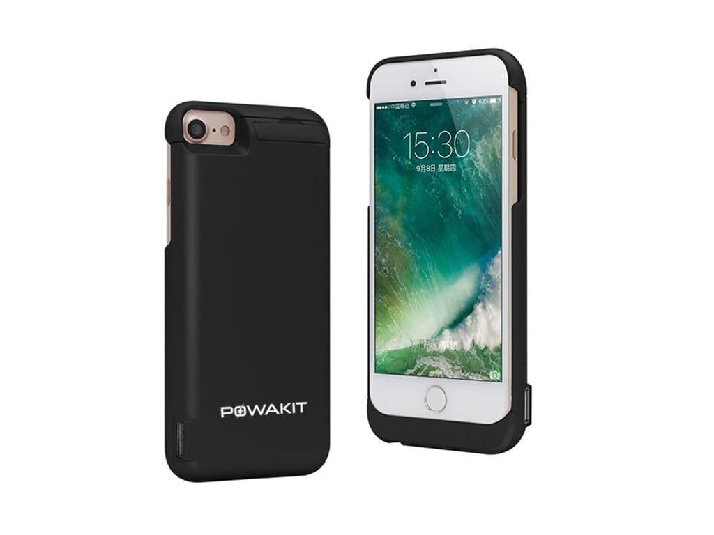 Powakit PowerCase Pro 5500mAH battery case for iPhone 7 / 6S / 6 easy fast power charging