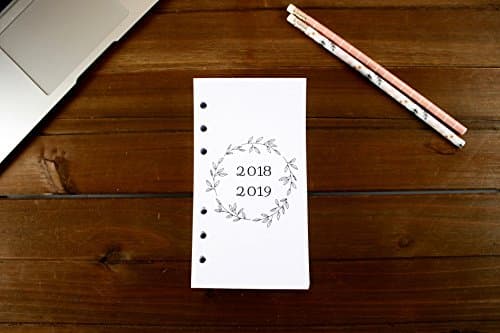 Personal Size 18 Month 2019 2020 Weekly Refills (Dated JULY 2019-DECEMBER 2020), Personal Filofax 2019 2020 Refill Pages, Personal Weekly Refills, Carpe Diem, Color Crush, Kate Spade 2019-2020 Refills