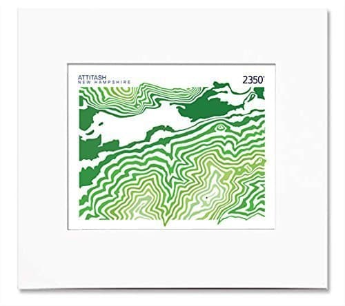 Attitash New Hampshire Topographic Print