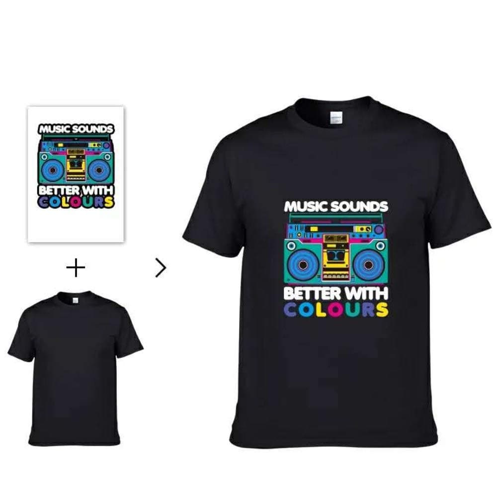 20 Sheets Size 8.5 X 11" Inkjet Photo Transfer Paper Sheets for Dark T-Shirt