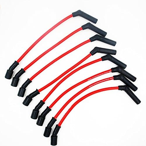 10mm LSx LS1 LS2 LS3 LS6 LS7 High Heat Spark Plug Ignition Wires Set Replacement for Chevy/GMC 19005218