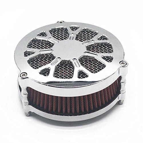 BBUT Chrome Air Cleaner Intake Filter System Kits For Harley Davidson Dyna FXD FLST FXST 2008-UP 2009 2010 2011 2012 2013 2014 2015 2016 2017 2018 2019