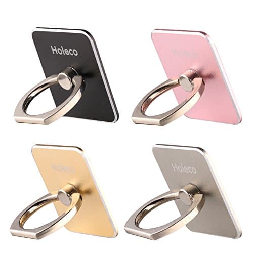 4Pcs Cell Phone Ring Stand Holder 360°Rotation Easy to Clear for All Tablet Universal Rotation by Holeco