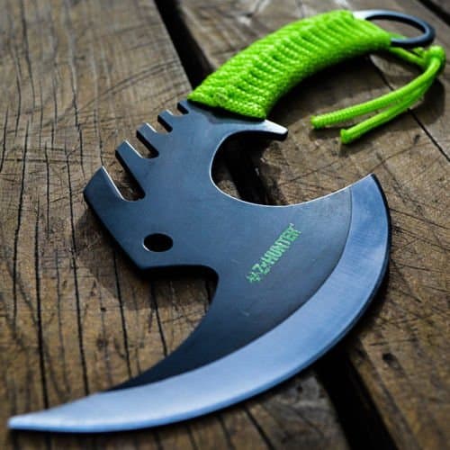 12" SURVIVAL CAMPING TOMAHAWK THROWING AXE BATTLE Hatchet Hunting Knife Tactical