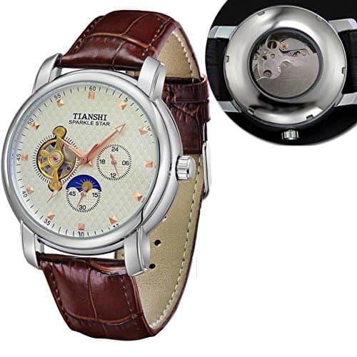 Mens fashion openwork watch/Automatic luminous watch-E