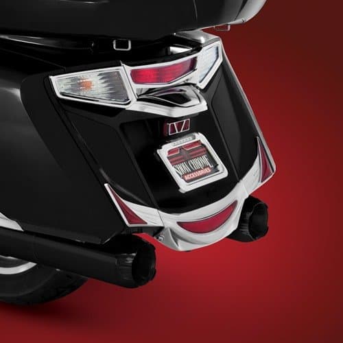 Show Chrome 52-798BK - BLACK DIE CAST EXHAUST TIPS