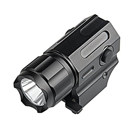 Sinvitron G03 CREE LED Tactical Gun Flashlight 2-Mode 210LM Pistol Handgun Torch Light for Hiking,Camping,Hunting and Other Indoor/Outdoor Activitieswith Tactical Switch - Silent Button Function