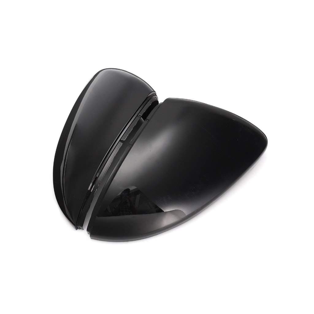 Side Rearview Mirror Cover Shell Replace Case for MK7 7.5 VII GTI GTD R with Black