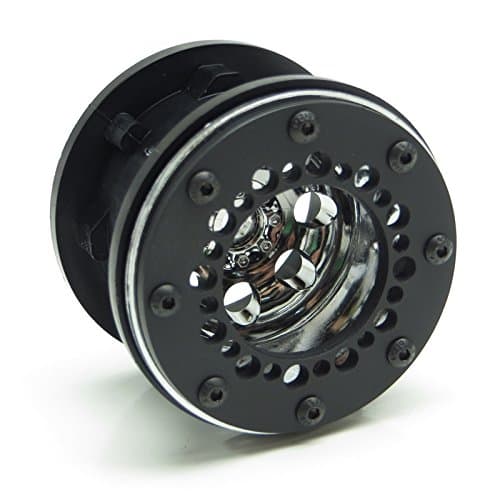 Gear Head RC Gmade 2.2 Beadlock Rings, Style No. 7, Black Delrin (4)