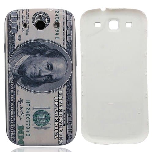 Newlifestart S3 i9300 100 USD Dollar Pattern Replacement Battery Cover Plastic Back Housing Door for Samsung Galaxy SIII S3 I9300