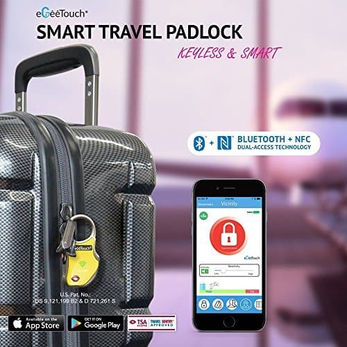 eGeeTouch Smart TSA Travel Lock - Secure & Track your Luggage anywhere you go...