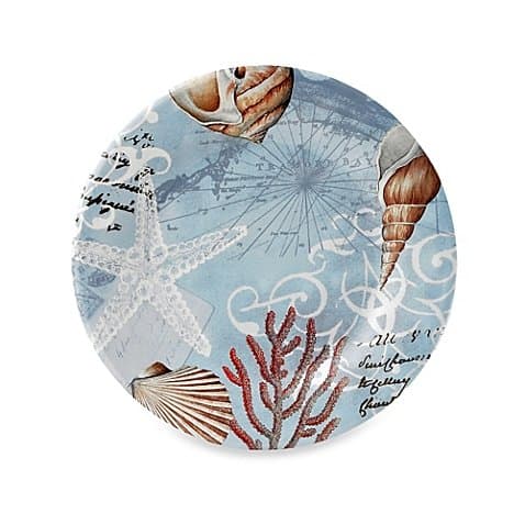 Tramore Bay Round 10.5-Inch Melamine Dinner Plate