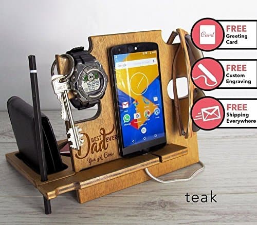 Father's day Gift, Docking station , Gift for Dad, Father's day Gift, Gift for Husband, Gift for Him, Boyfriend Gift, Gift for men, Personalized gift