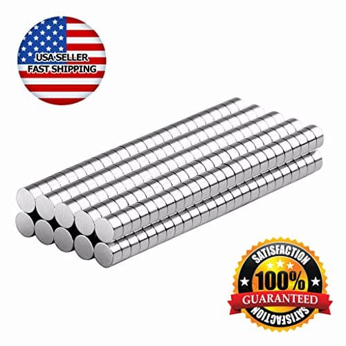 Tiny Metal Stick Adhesive Holder Lifter Fastener Small Round Disc Magnets (300 Pack)